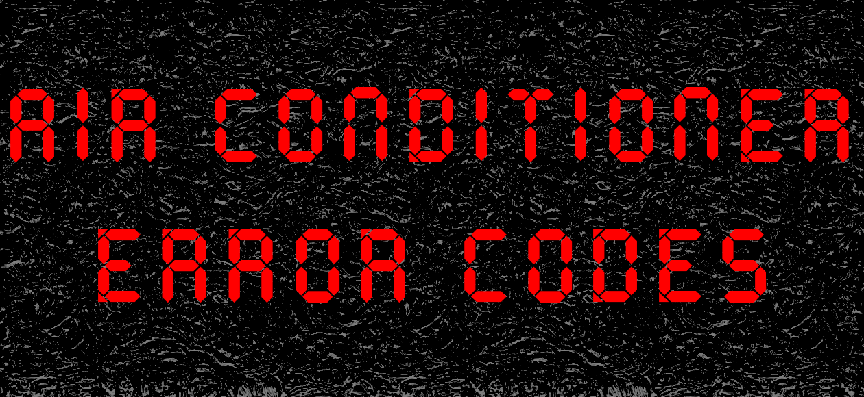 Air conditioner error codes